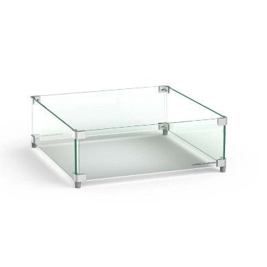 American Fyre Designs Square Tempered Glass Wind Guard