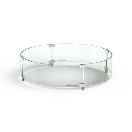 American Fyre Designs Round Tempered Glass Wind Guard