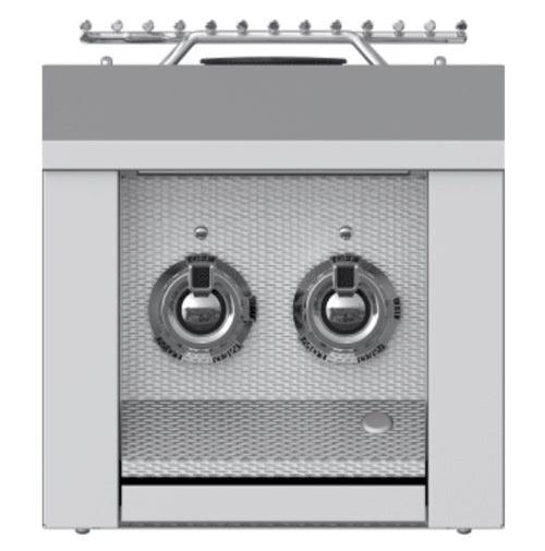 Aspire By Hestan Built-In Propane Gas Double Side Burner - Citra - AEB122-LP