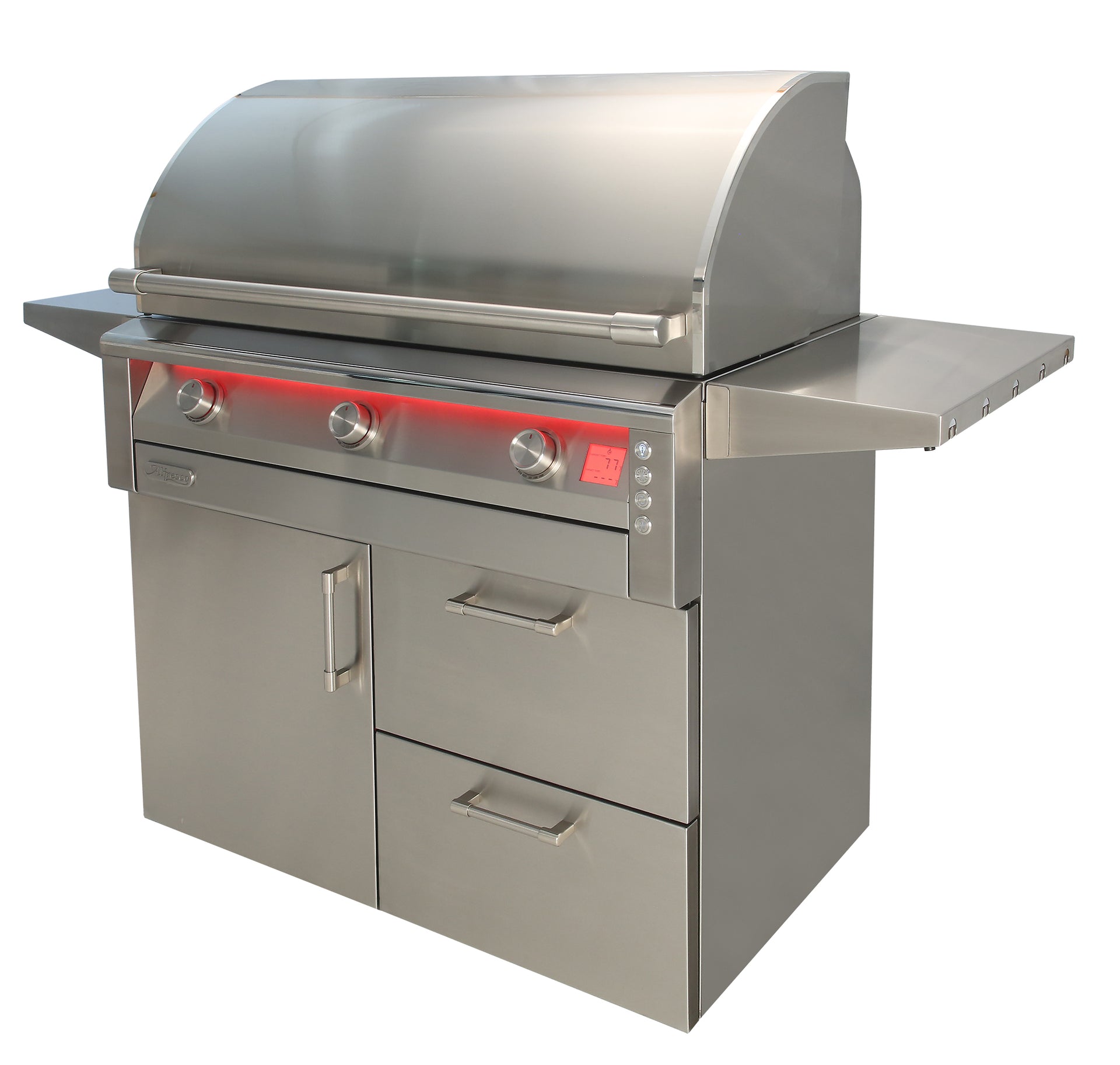 Alfresco 42-Inch Intelligent On Cart Grill Propane Gas - AIPG-42C-LP-S7004
