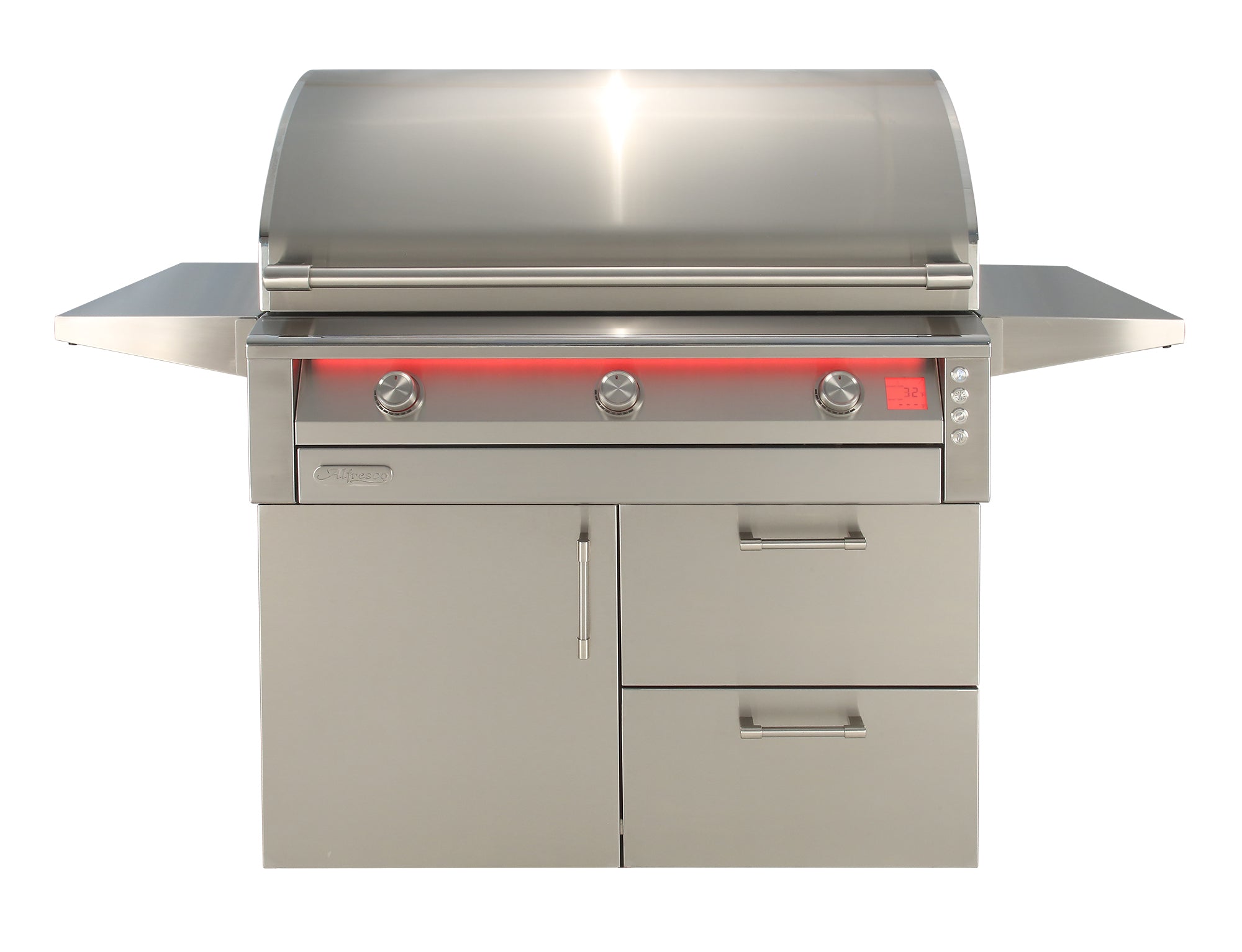 Front view of Alfresco 36-Inch Intelligent Built-In Grill Propane Gas - AIPG-36C-LP-S3002
