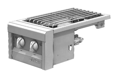 Artisan Built In Double Side Burner - ARTP-SB2-NG