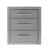 Alfresco 17-Inch Stainless Steel Soft-Close Triple Drawer - AXE-3DR-SC