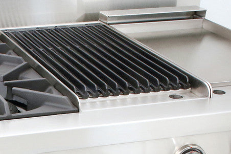 CGRT362B2L Capital 36" Gas RangeTop with 4 Open Burners and 12" Grill - Liquid Propane - Stainless Steel