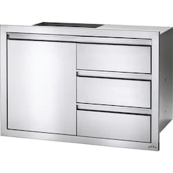 Napoleon 36 Inch Single Door & Triple Drawer - BI-3624-1D3DR