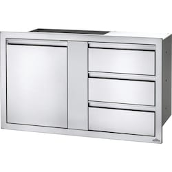Napoleon 42 Inch Single Door & Triple Drawer - BI-4224-1D3DR
