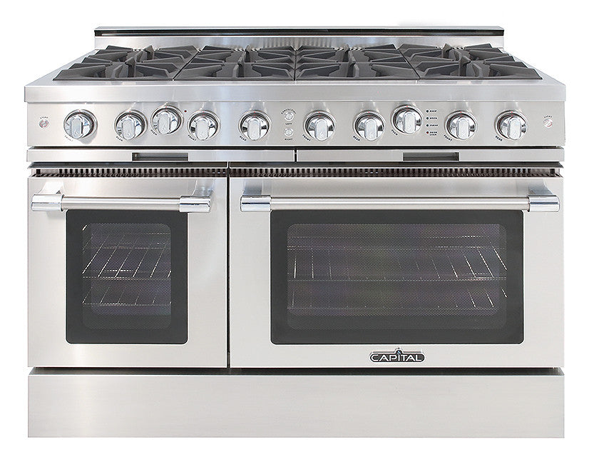 CGSR488L Capital Grand Chef 48" Gas Range with 8 Open Burners - Liquid Propane - Stainless Steel