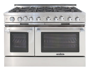 CGSR488N Capital Grand Chef 48" Gas Range with 8 Open Burners - Natural Gas - Stainless Steel