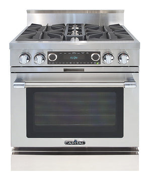 COB304N Capital 30" Grand Chef Dual Fuel Range with 4 Open Burners - Natural Gas - Stainless Steel
