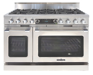 CSB488L Capital 48" Grand Chef Dual Fuel Range with 8 Sealed Burners - Liquid Propane - Stainless Steel