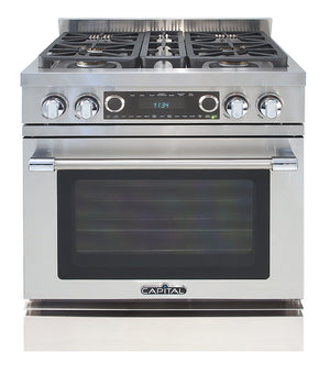 CSB304L Capital 30" Grand Chef Dual Fuel Range with 4 Sealed Burners - Liquid Propane - Stainless Steel