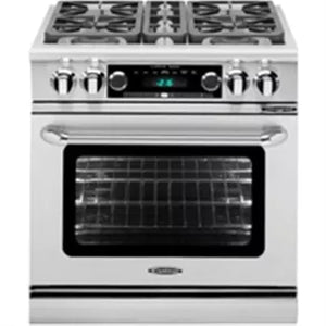 Capital Connoisseurian Series 30 inch dual fuel range with 4 sealed burners, model CSB304N