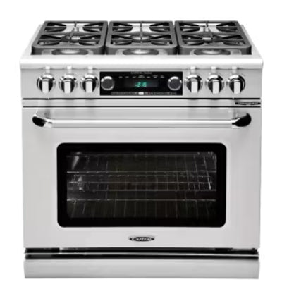 Capital -  36 Inch Freestanding Professional Dual Fuel Range with 6 Sealed Burners