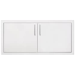 Summerset 36 Inch 2-Drawer Dry Storage Pantry & Enclosed Cabinet Combo - DP-36DC