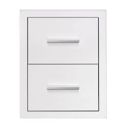 Summerset 17 Inch Double Drawer Masonry Frame Return - DR2-17M