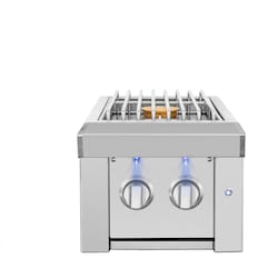 American Made Grills Estate Double Side Burner - Natural Gas - ESTSB2-NG