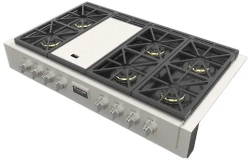 Fulgor Milano Sofia 600 Series 48 Inch Gas Rangetop with 6 Sealed Burners - F6GRT486GS1