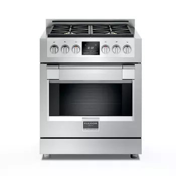 Fulgor Milano Sofia Series 30 Inch Dual Fuel Sofia Range with 4 Burners - F6PDF304S1