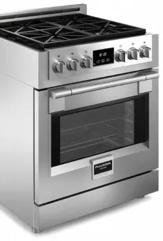 Fulgor Milano Sofia Series 30 Inch Dual Fuel Sofia Range with 4 Burners - F6PDF304S1