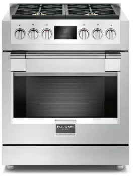 Fulgor Milano Sofia Series 30 Inch Professional Gas Range with Nova Broiling System - F6PGR304S2