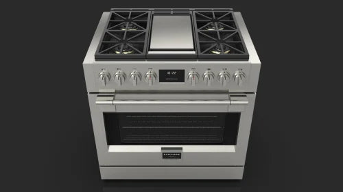 Fulgor Milano Sofia 600 Series 36 Inch Freestanding Professional Gas Range with 4 Sealed Burners F6PGR364GS2