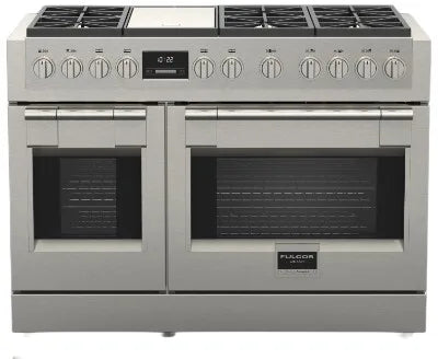 Fulgor Milano Sofia Series 48 Inch Freestanding Professional Gas Range with 6 Dual Flame Sealed Burners - F6PGR486GS2