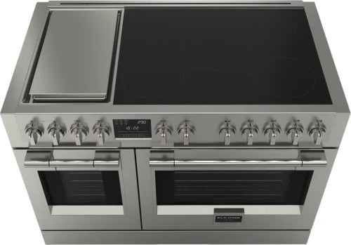 Fulgor Milano Sofia 600 Series 48 Inch Freestanding Professional Induction Range with 5 Elements - F6PIR485GS1