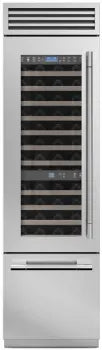 Fulgor Milano Sofia Series 24 Inch Dual Zone Wine Cellar with 54 Bottle Capacity - F7PBW24S1L