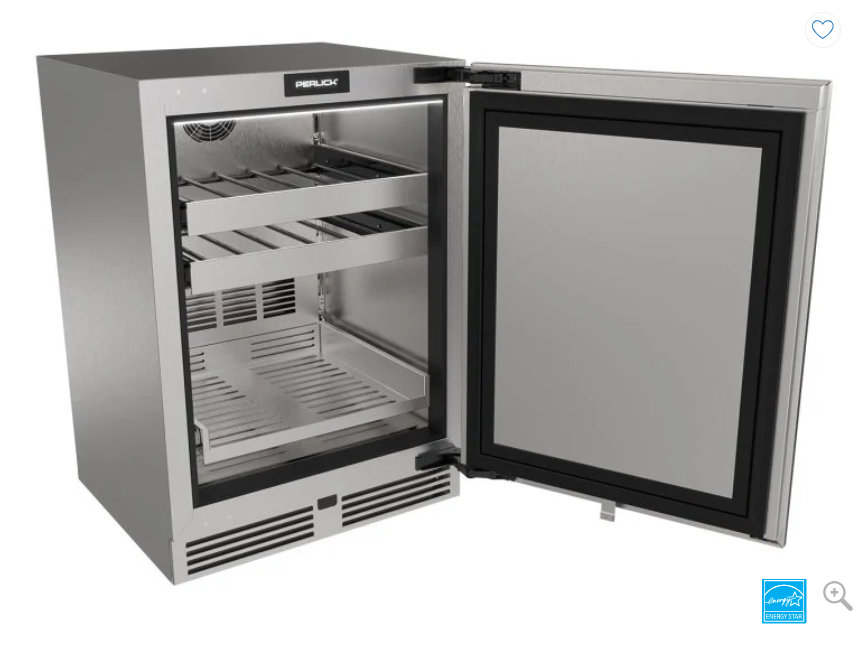 Perlick G5 Luxe 24" Premium Solid Door Beverage Center