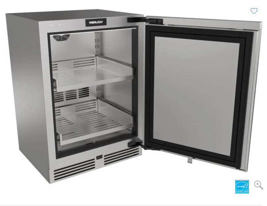 Perlick G5 Luxe 24" Premium Solid Door Refrigerator