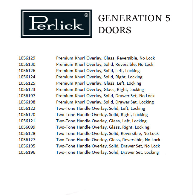 Perlick G5 Luxe 24" Premium Glass Door Dual Zone Wine Reserve