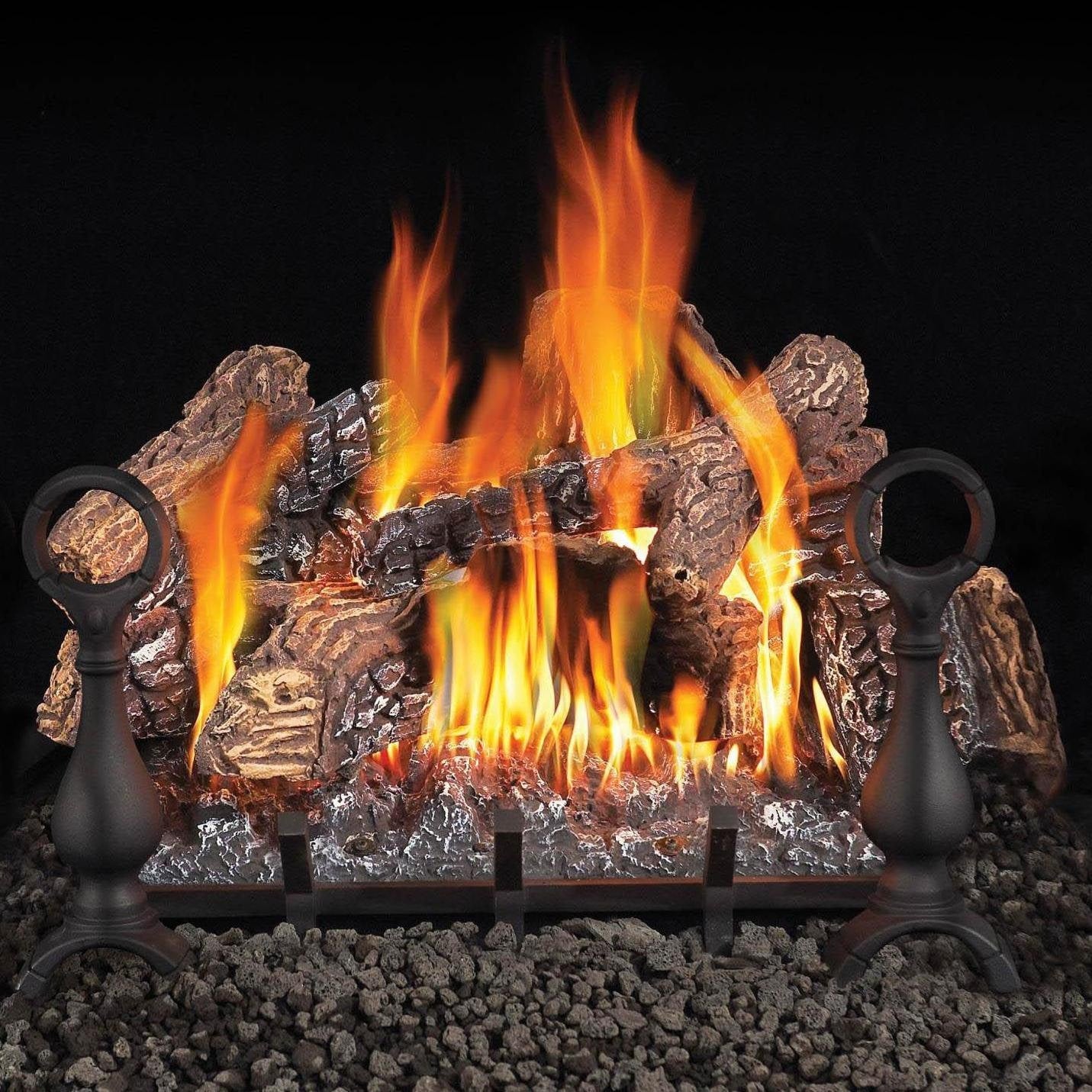 napoleon-24-inch-fiberglow-natural-gas-vented-gas-log-set-with-electronic-ignition