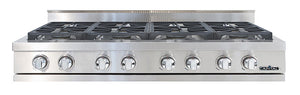 GRT488L Capital 48" Gas Rangetop with 8 Sealed Burners - Liquid Propane - Stainless Steel