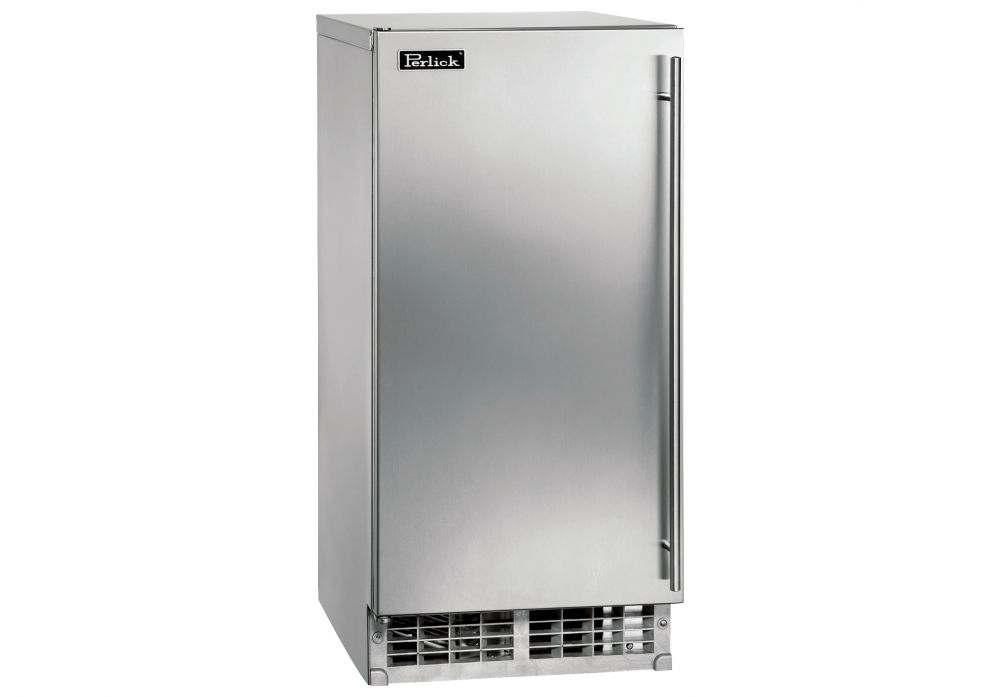 Perlick 15 Inch Freestanding/Built-In Undercounter Clear Ice Maker, Panel Ready & Reversible Door - HP15CI-W