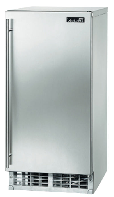 Perlick 15" ADA Compliant Series Clear Ice Maker - Solid Stainless Door - Left Hinge - HA15CI-1L