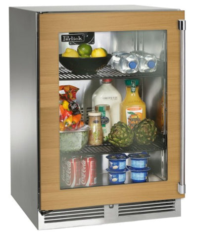 Perlick ADA Height Compliant Series 24 in. 4.8 cu. ft. Built-In Undercounter Refrigerator - Custom Panel Ready - HA24RB-4-4L