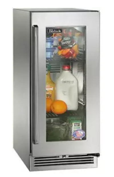 Perlick Signature Series 2.8 Cu. Stainless Steel Frame Beverage Center - HP15RS-4-3L