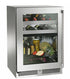 Perlick 24 Inch Wide 14 Bottle Capacity 41 Can Capacity Wine and Beverage Center with Left Hinge
 - HP24CS-4-3L