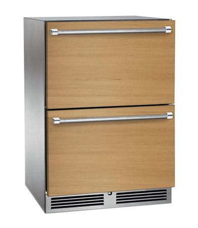 Perlick 24" Signature Series Refrigerator - Fully Integrated Drawers - HP24RS-4-6