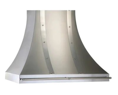 Vent-A-Hood Designer 36 Inch Wall Mounted Range Hood with Custom Lip Treatment and Pot Rail Front
 - JDH236/C2 SS ASA