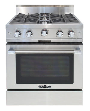 MCOR304L Capital 30" Classic Chef Gas Range with 4 Open Burners - Liquid Propane - Stainless Steel