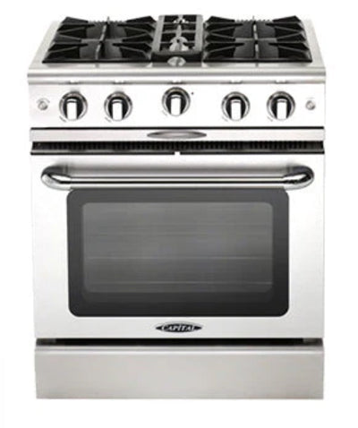 Captial - 30 Inch Freestanding Gas Range with 4 Open Burners