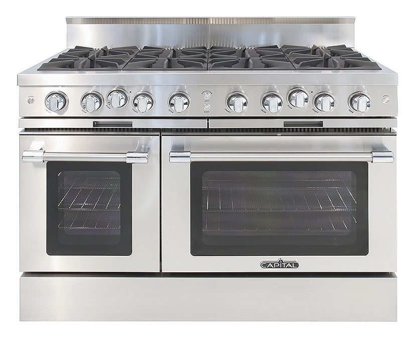 MCOR488N Capital 48" Classic Chef Gas Range with 8 Open Burners - Natural Gas - Stainless Steel