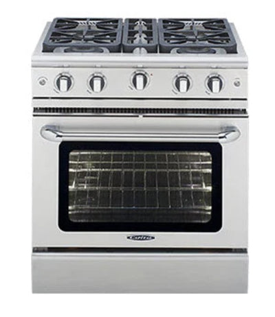 30 Inch Freestanding Gas Range with 4 Sealed Burners