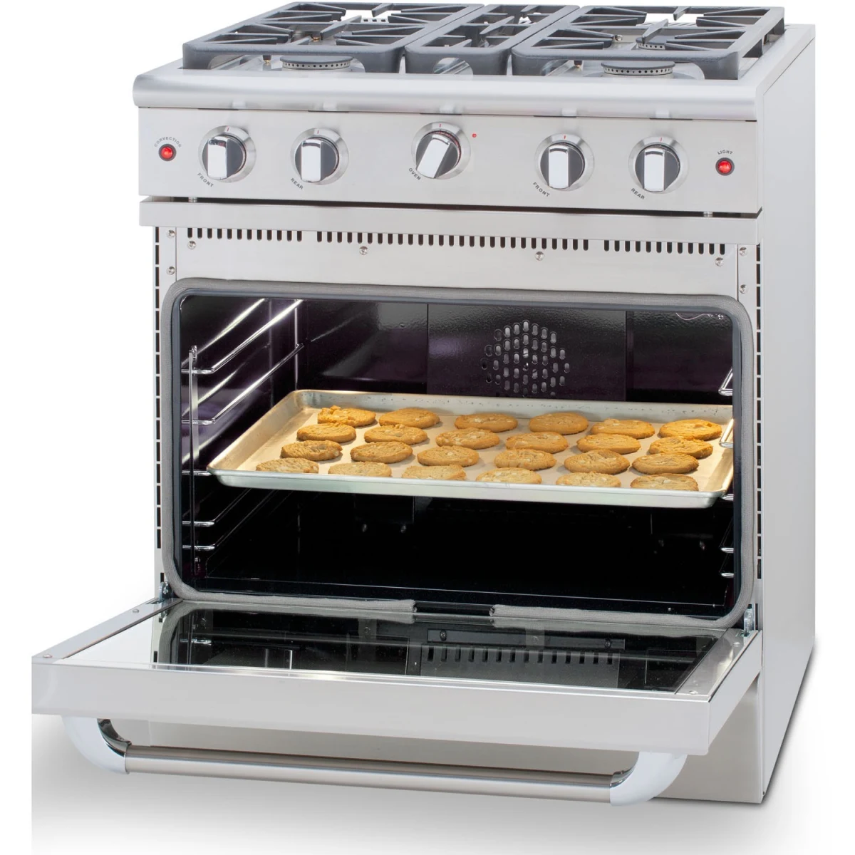 Capital - 30 Inch Pro-Style all Gas Range with 4 Sealed Burners MCR304N
