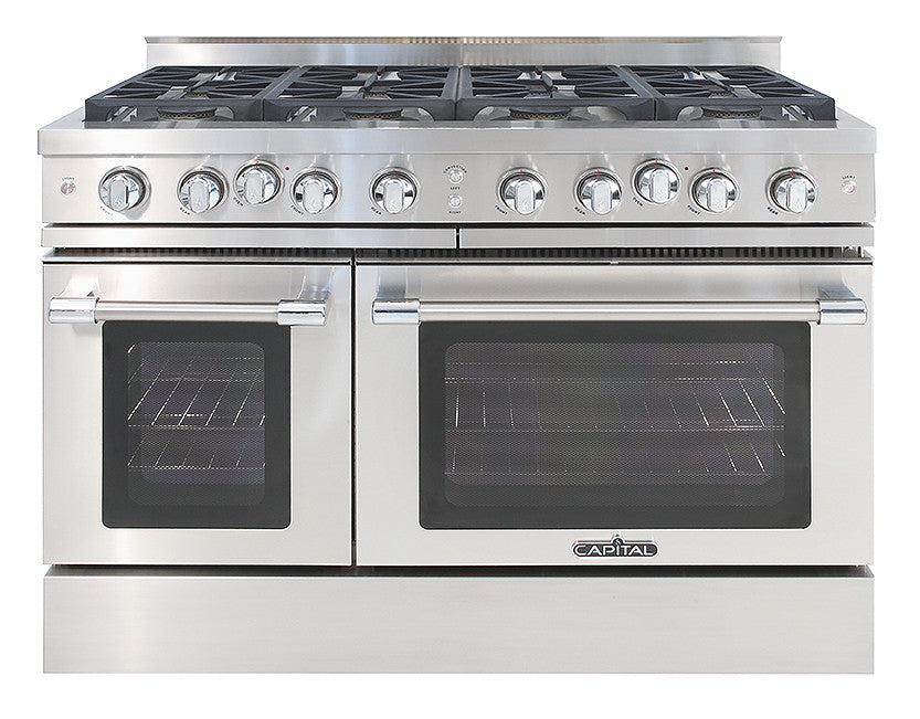 MCR488N Capital Classic Chef 48" Gas Range with Sealed Burners - Natural Gas - Stainless Steel