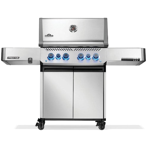 Napoleon Legacy Prestige 500 4-Burner Natural Gas Grill w/ Rotisserie & Side Burner - P500RSIBNSS-3