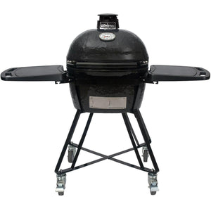 primo-all-in-one-oval-junior-200-ceramic-kamado-grill-with-cradle-side-shelves-and-stainless-steel-grates-pgcjrc
