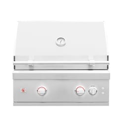 Summerset Quest 30-in 2 Burner Built-In Natural Gas Grill w/ Rear Infrared Burner, Rotisserie Kit, & Drop-In Griddle Plate - QST30-NG