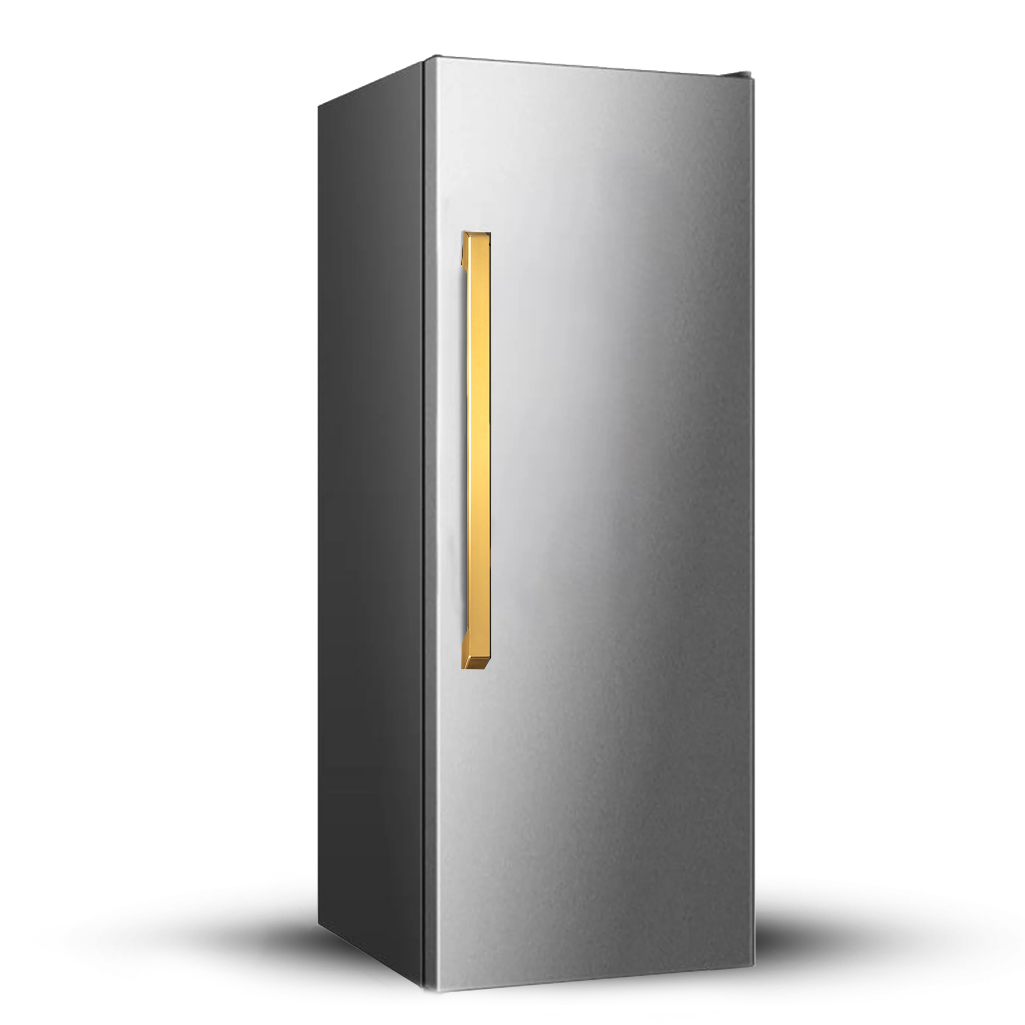 Induction Hardware 30" Built-In Freezer Column, VEGA Edition Stainless Steel with Gold